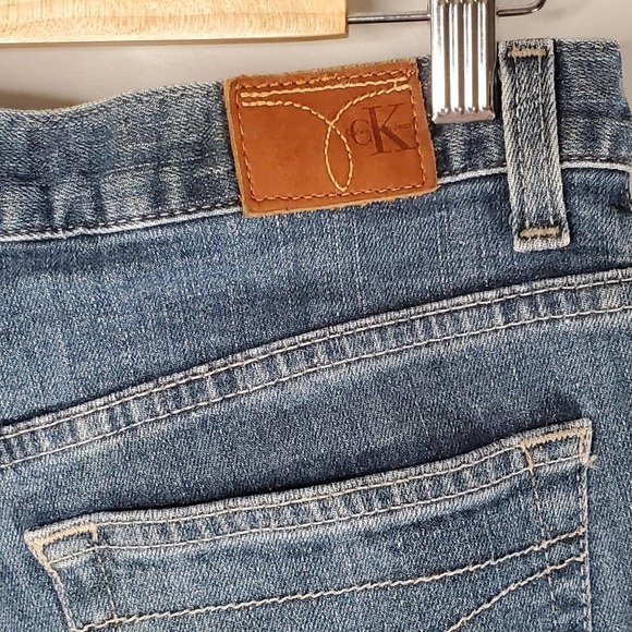 Calvin Klein Jeans Boot Cut Jean Faded Blue Wash Size 4 - Picture 6 of 10